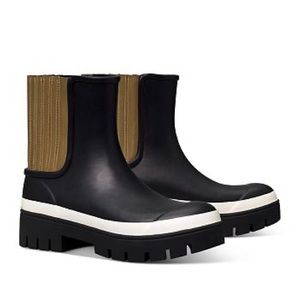 Tory Burch Women's Foul Weather Ankle Rain Boots